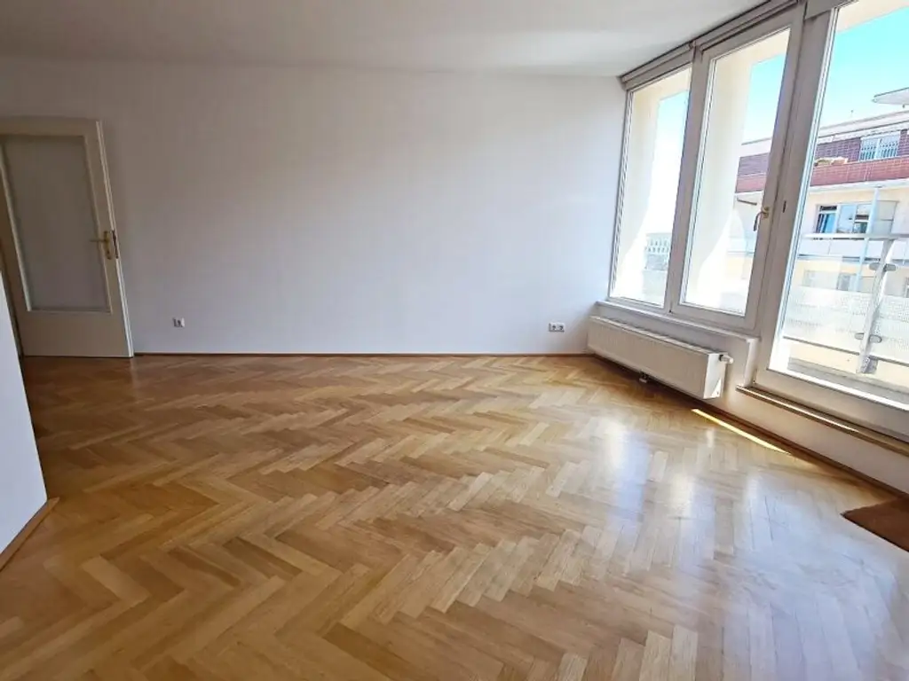 SALZTORGASSE, DONAUKANAL-NÄHE, 51 m2 Neubau mit Stehbalkon, 2 Zimmer, Komplettküche, Wannenbad, Parketten, Fernblick