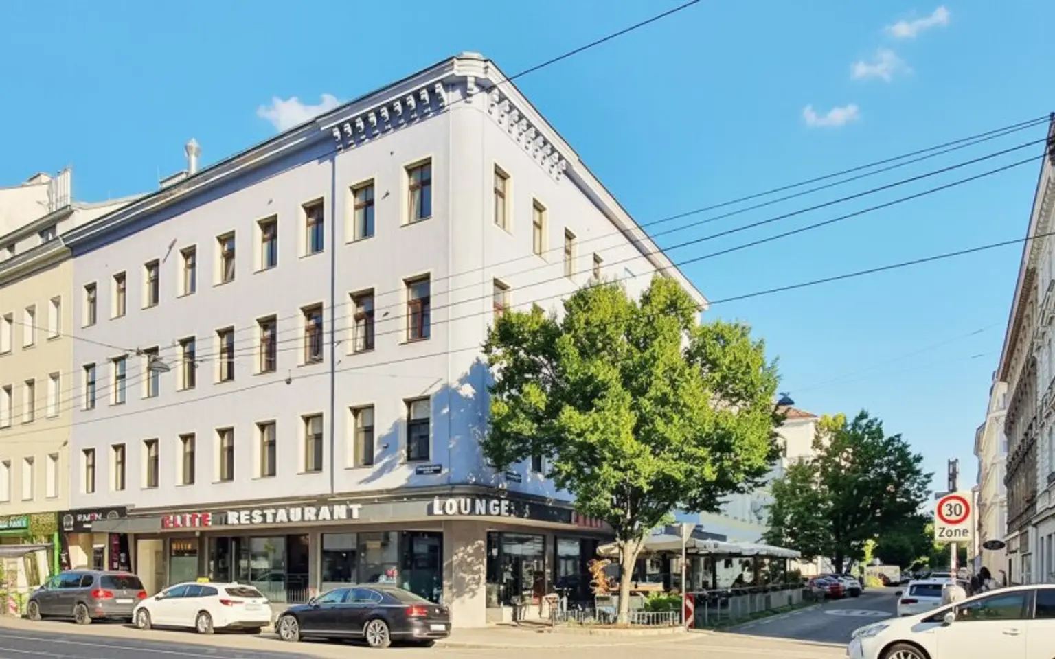 Außenansicht_ Wallensteinstraße/Streffleurgasse