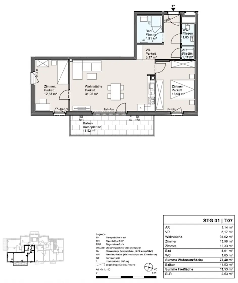 Neues Projekt in der Schwarzelackenau beim Marchfeldkanal - noch 17 Einheiten verfügbar!