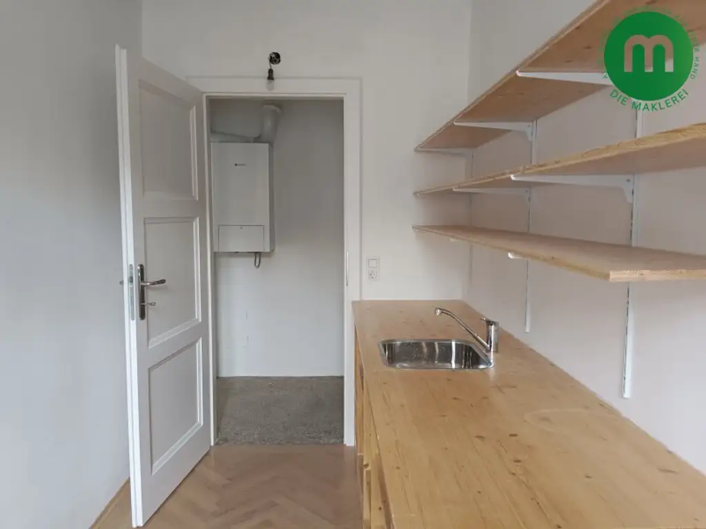 Unbefristet: 2-Zimmer-Altbau nahe Matzleinsdorfer Platz