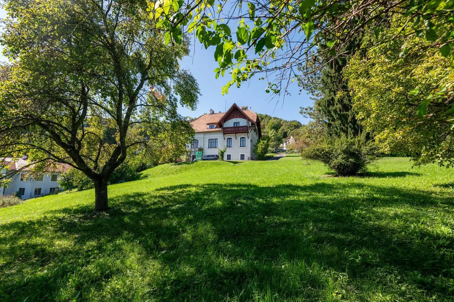 Blick Richtung Haus