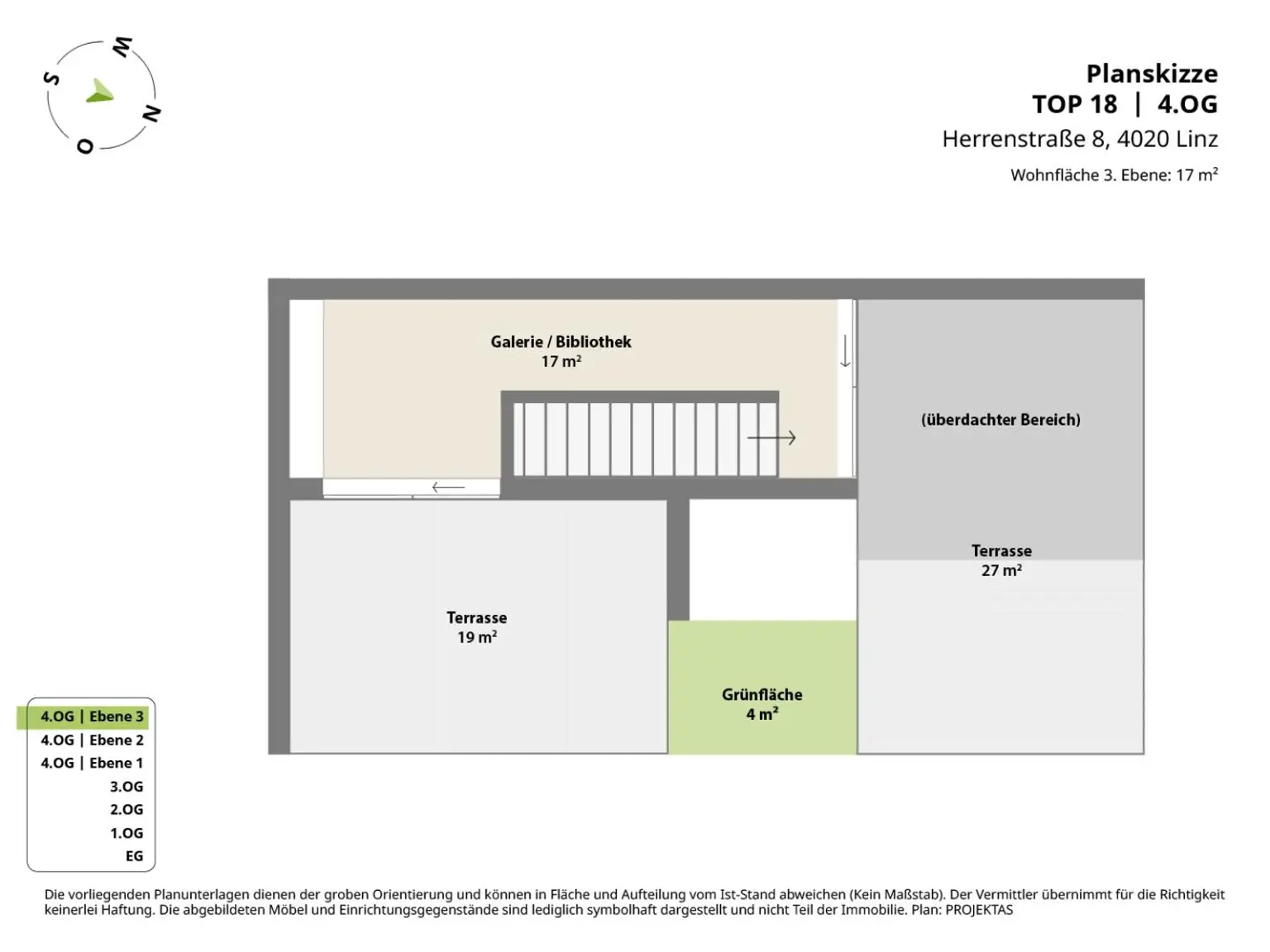 Herrenstraße Acht: Design-Penthouse in allerbester Innenstadtlage!