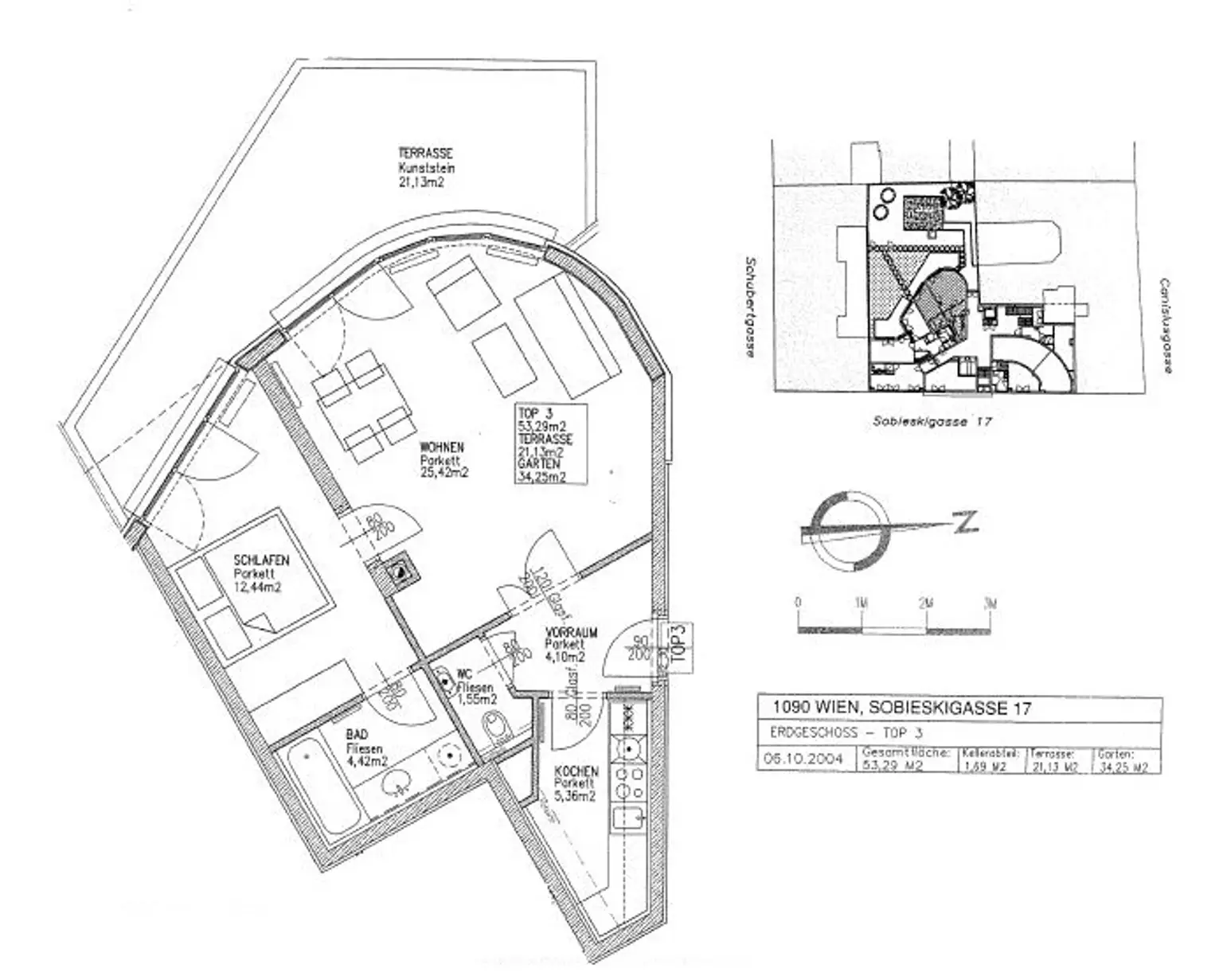 2-Zimmer-Neubauwohnung mit Garten und Terrasse in Ruhelage 
- mitten im 9. Bezirk!