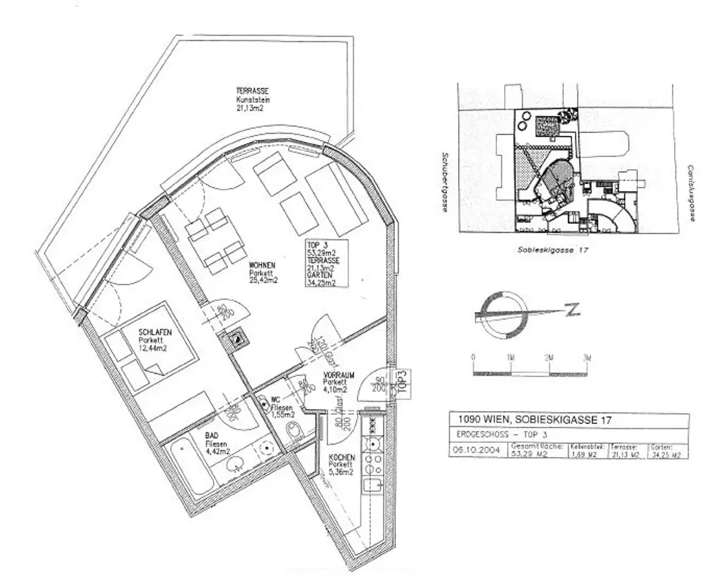 2-Zimmer-Neubauwohnung mit Garten und Terrasse in Ruhelage 
- mitten im 9. Bezirk!