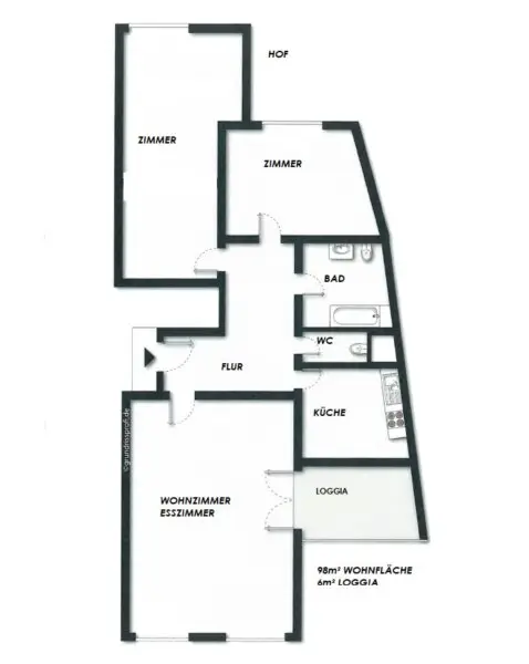 Ruhige Lage – Sanierte Wohnung mit Loggia & Autoabstellplatz | ZELLMANN IMMOBILIEN