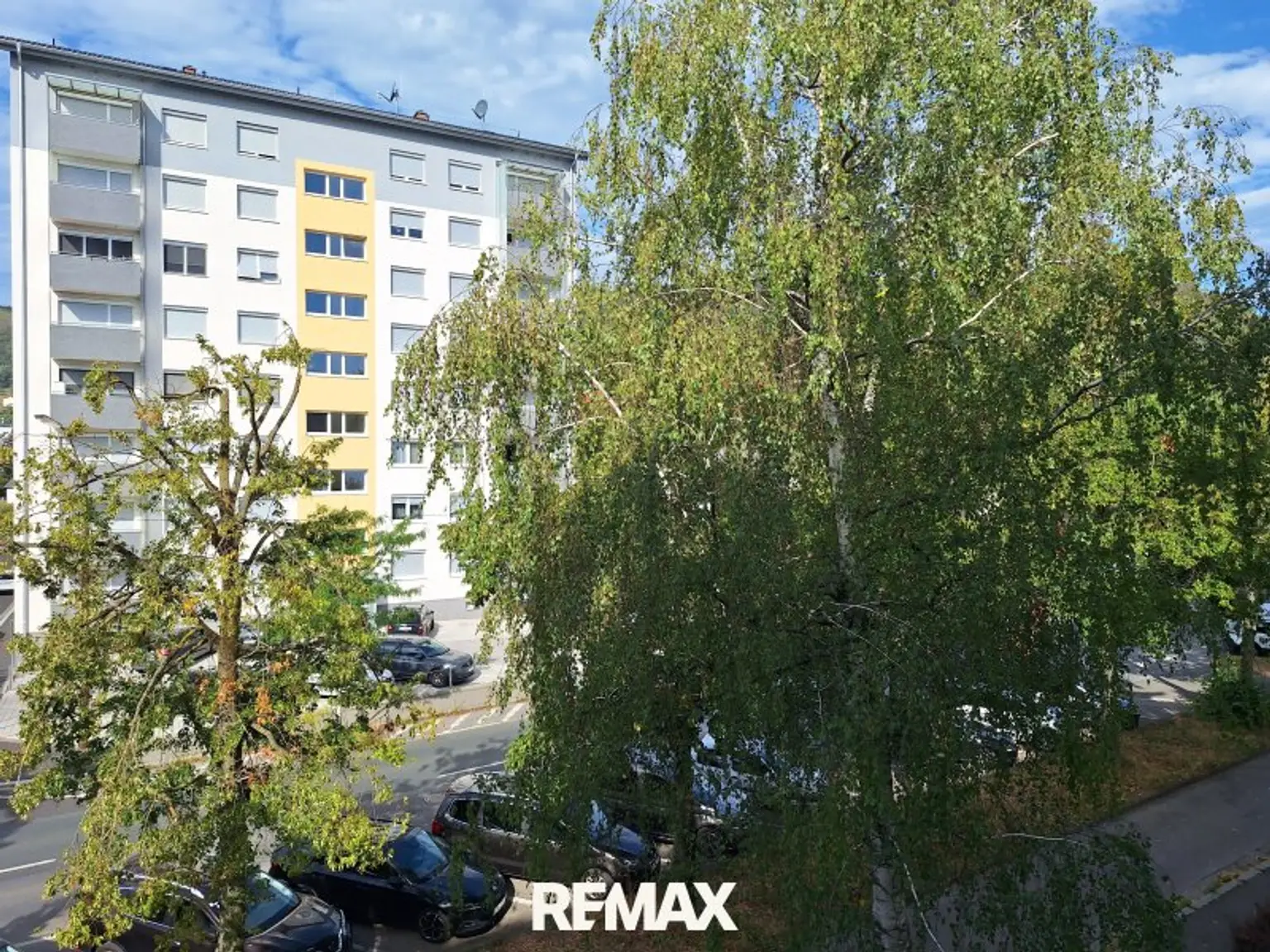 Ausblick von der Loggia nach Westen
