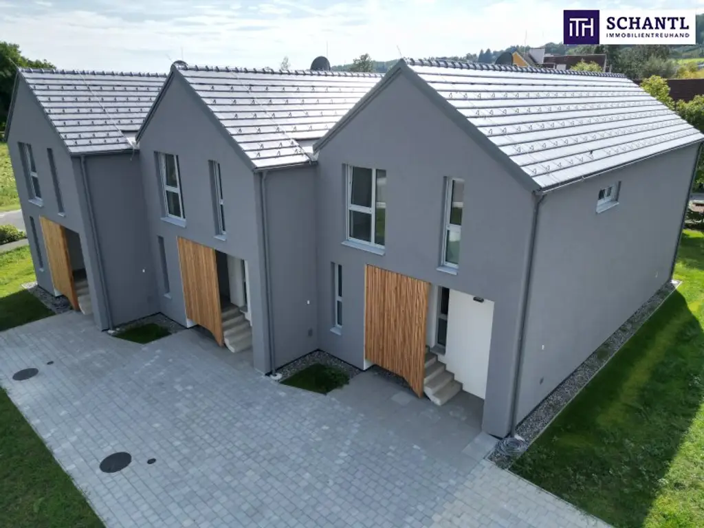 Ankommen. Aufatmen. Im Grünen Zuhause sein. Ein modernes Reihenhaus mit sonnigem Garten & Raum zum Leben.