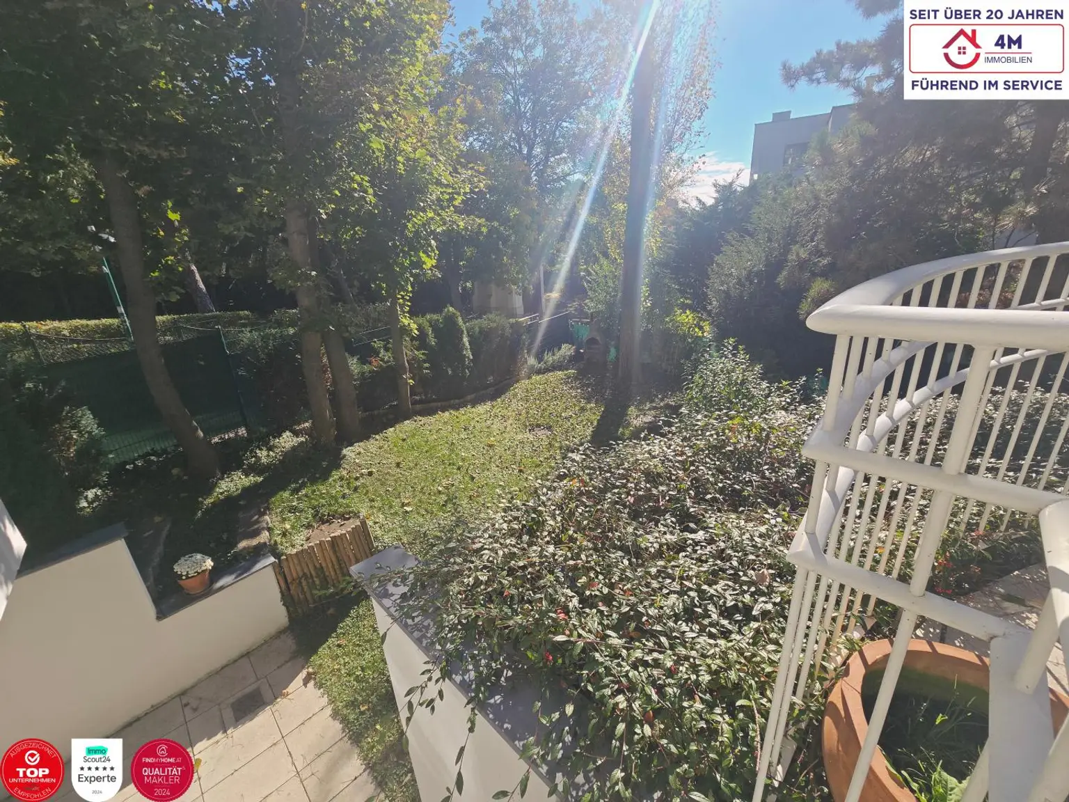 Exklusive Garten-Maisonettewohnung mit  2 Terrassen  und Garage am Küniglberg 🏡