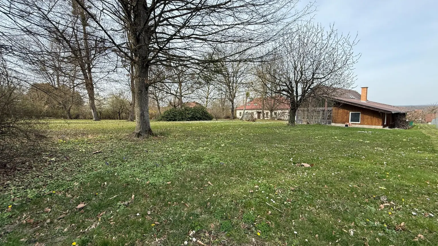 Garten mit Gästehaus