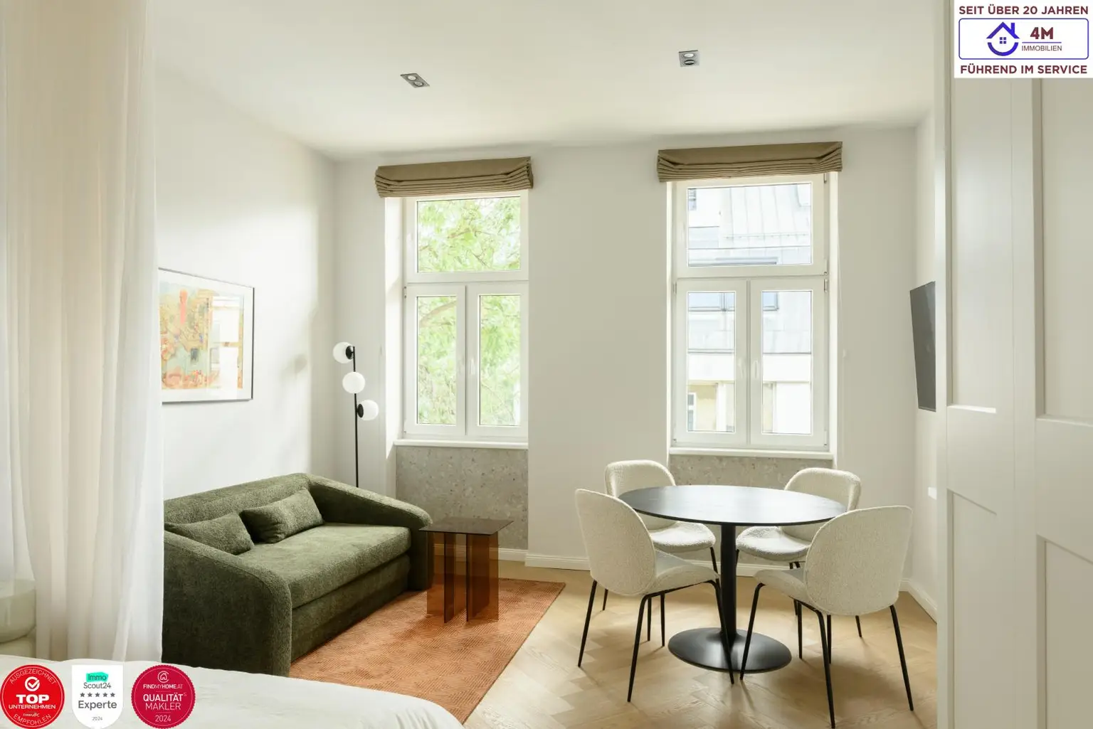 Stilvolle möblierte Designer Wohnung -Erstbezug nach Generalsanierung