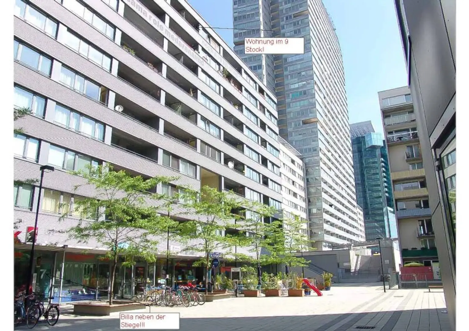 Traumlage bei der UNO-City – moderne Wohnung mit Loggia