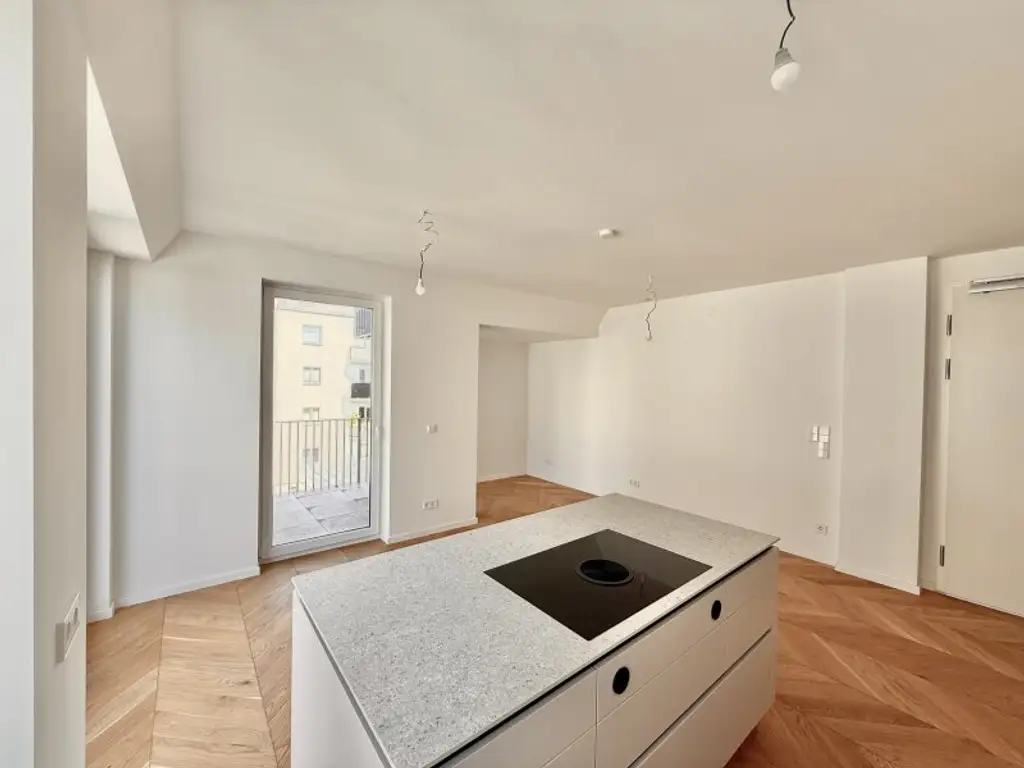 BELGHOFERHAUS 42 - Wunderschöne 3-Zimmer Wohnung in exklusivem Stadthaus inkl. Küche und Klimavorbereitung