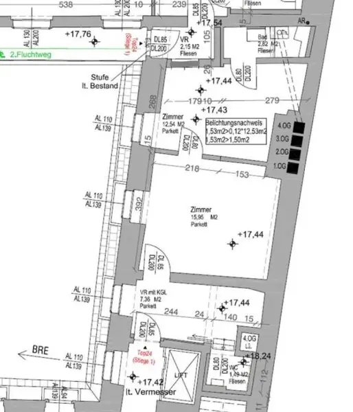 Hofseitiges Cityapartment in Bestlage- 2-Zimmer mit Topausstattung