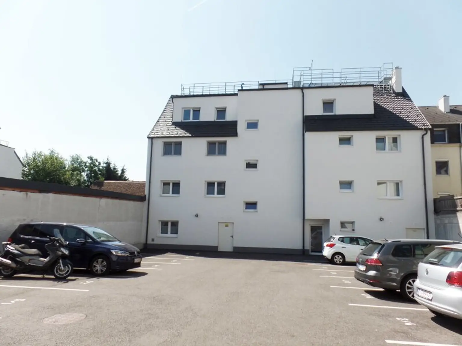 Hausansicht vom Innenhof