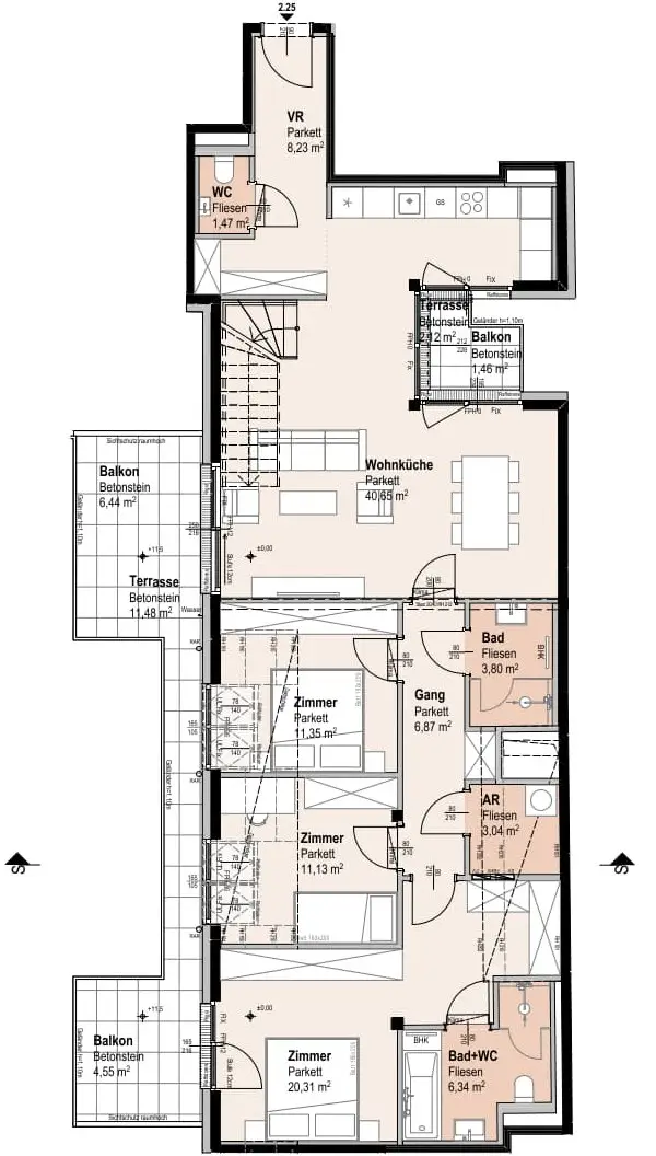 „Wohnoase Siebenbrunnengasse 44 – STILVOLL WOHNEN MIT WEITBLICK – Nachhaltig. Besonders.“