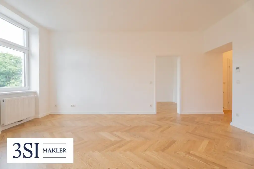 2-Zimmer-Wohntraum mit Blick ins Grüne – Altbauflair am Laubepark