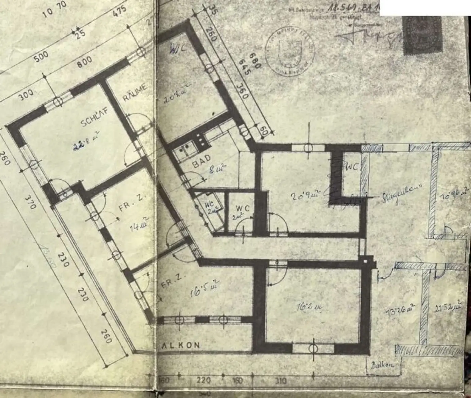 Mehrfamilienwohnhaus mit 400m² mit 2 Wohnungen plus 10 Einzelzimmern Nähe Ratzteich in Kirschentheuer - Ferlach