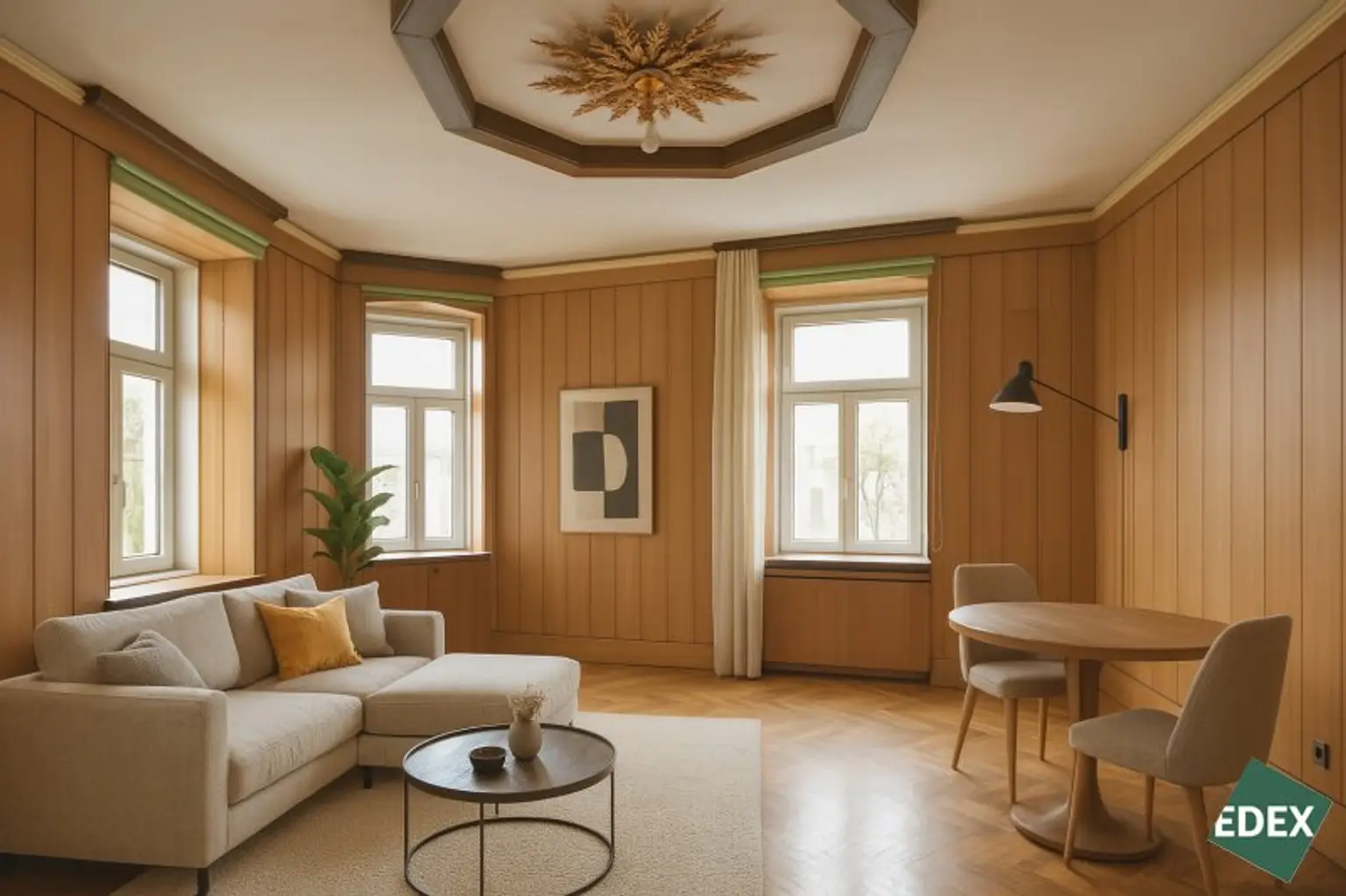 Sanierungsbedürftige 4-Zimmer-Altbauwohnung mit viel Charme