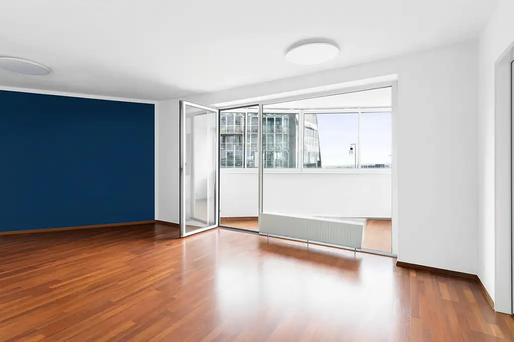 2-Zimmer-Neubauwohnung mit Loggia und Weitblick im OBELIX Turm beim VIC !!!