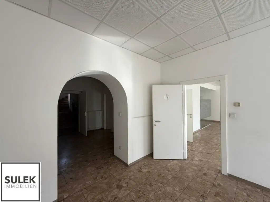 Ganzes Haus zu mieten: 1 Geschäftslokal, 1 Büro, 2 Wohnungen nahe U1