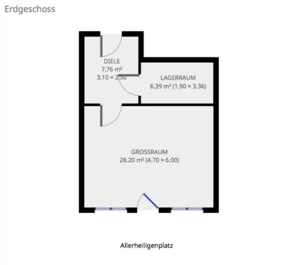 --- GESCHÄFTSLOKAL AM ALLERHEILIGENPLATZ ---