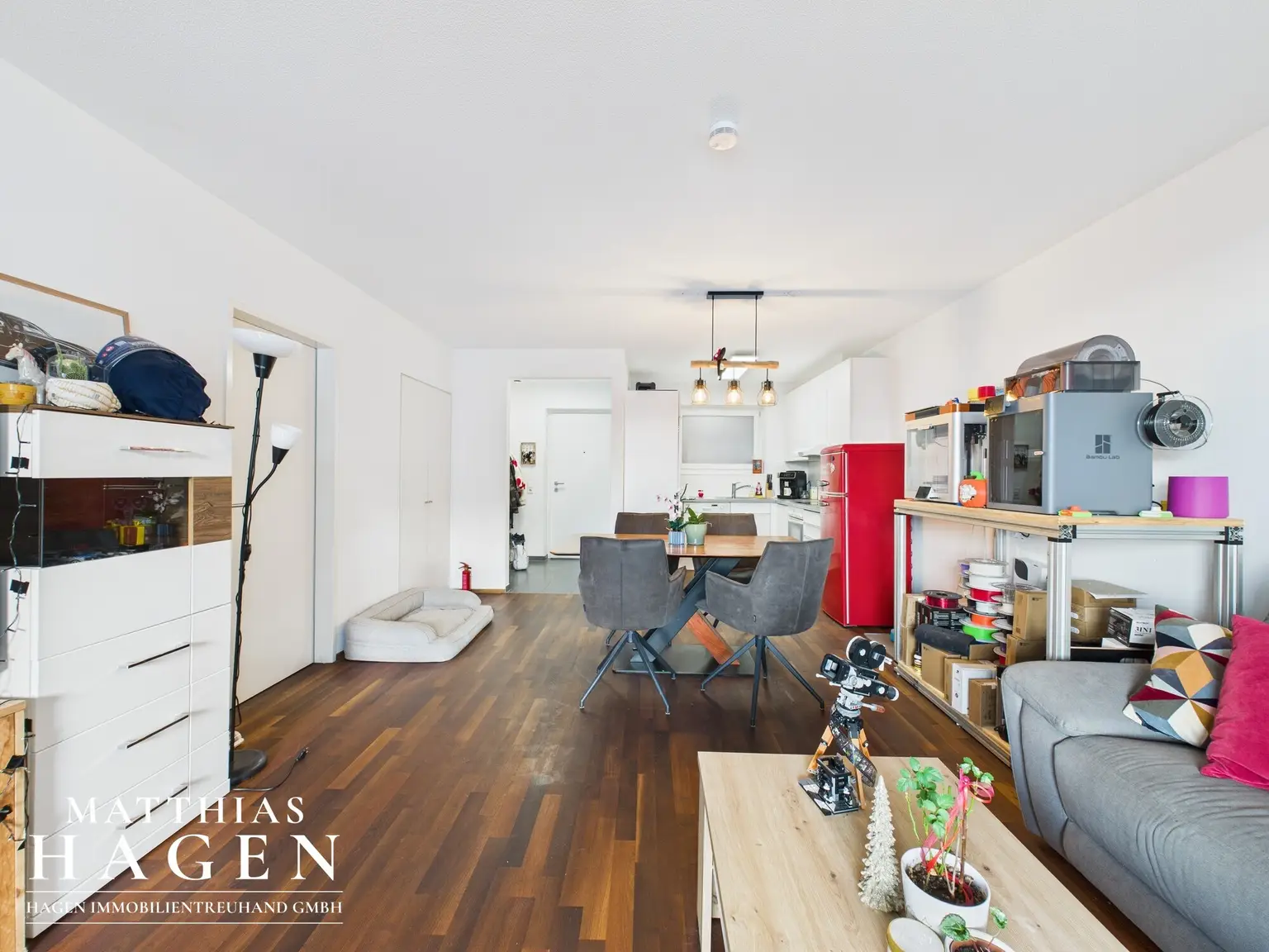 Wohnbereich mit Küche