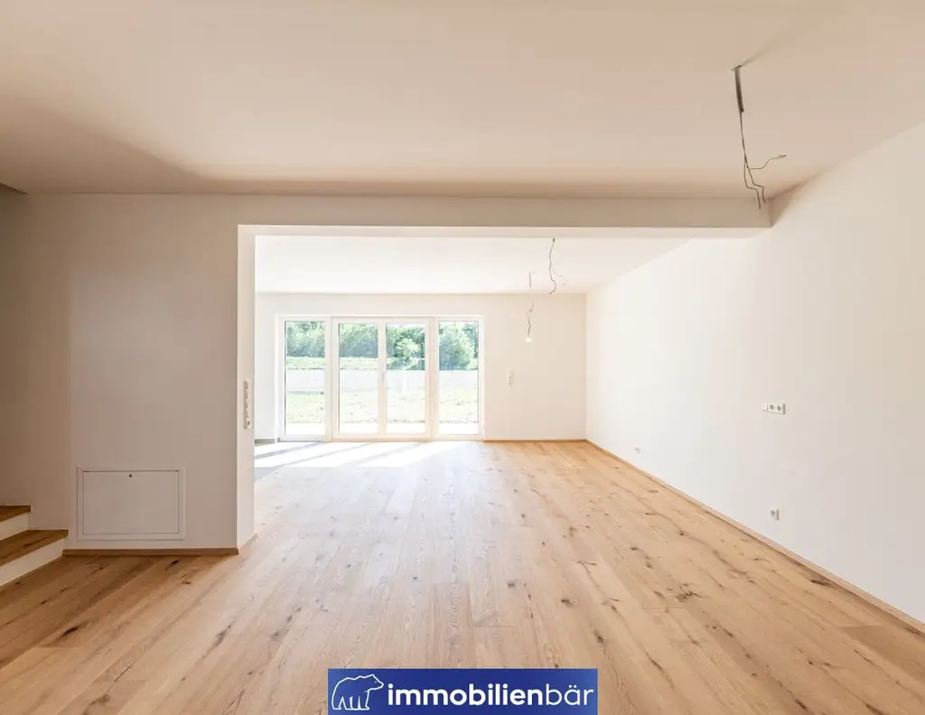 Modernes Doppelhaus Traunauen - Grünblick, Ruhelage und gute Raumaufteilung.
