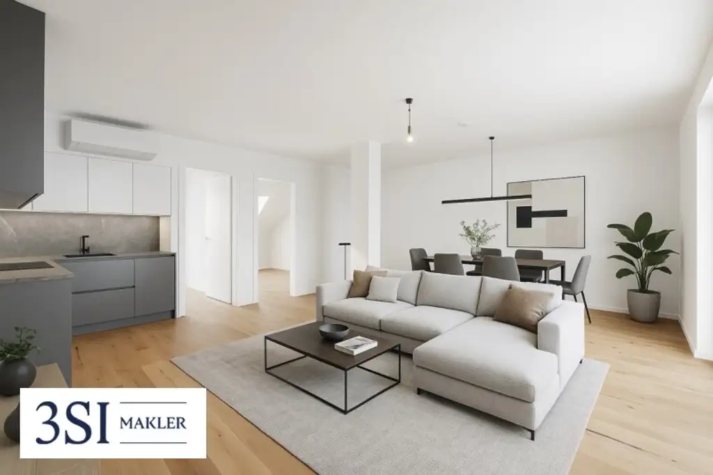 Eleganz & Komfort – moderne Dachgeschosswohnung mit Balkon & Premium-Design