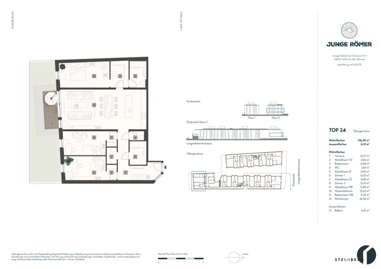 Wohnungsplan Top 24