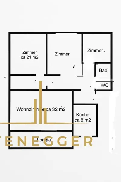 Neuwertige 4-Zimmer-Wohnung in bester Lage