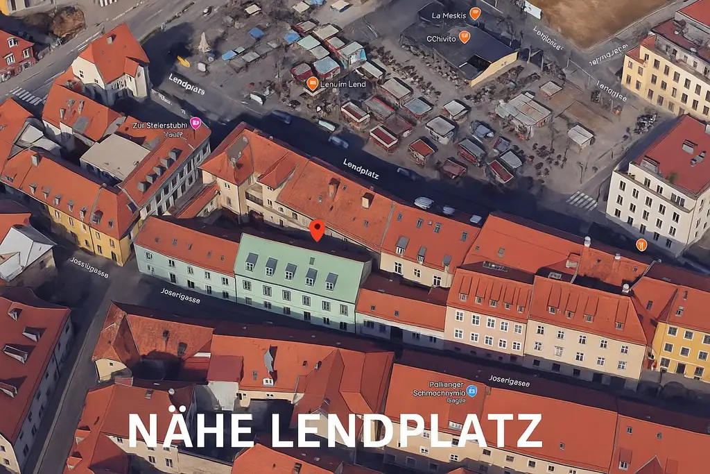 Altstadtjuwel in der Josefigasse 10 – Graz in unmittelbarer Nähe zum Lendplatz