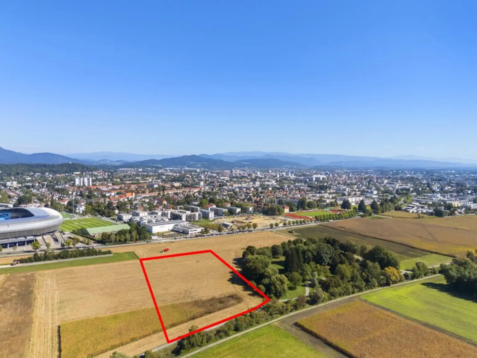Landwirtschaftliche Flächen mit 15.000m² in Waidmannsdorf - Nähe Fussballstadion