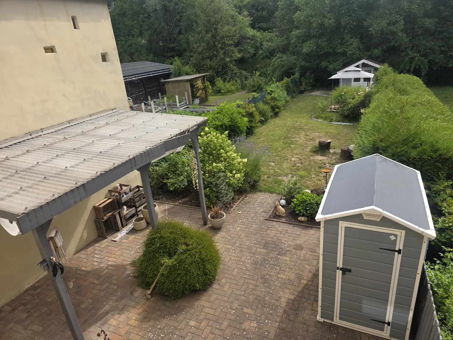Blick aus Küche
