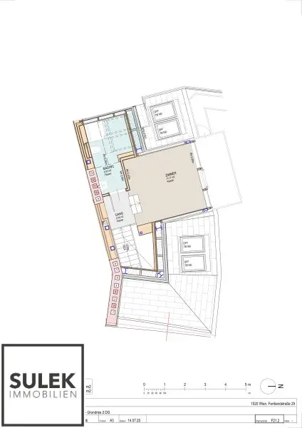 Dachgeschoßwohnung im Herzen des 2. Bezirks – 71 m² Wohnkomfort
