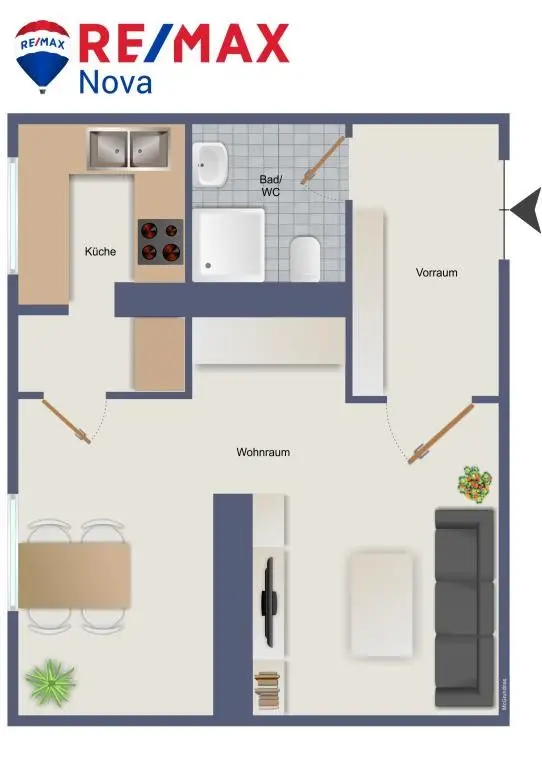 Grundriss schematisch