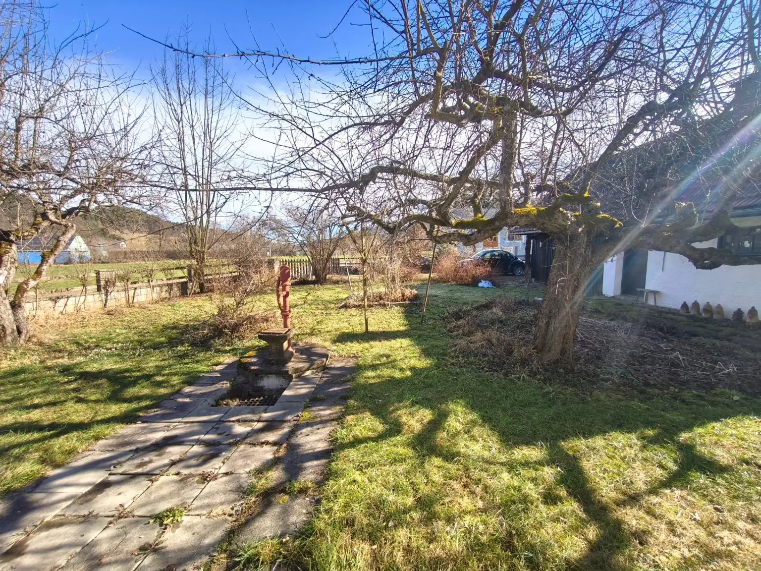 Vorderer Gartenbereich