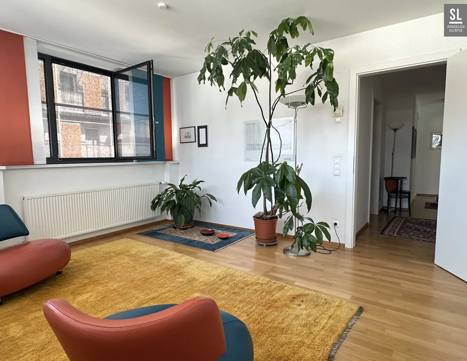 128m² ruhige - lässige Praxis- oder Büro-Einheit mit 33m² großem Süd-Westbalkon Nähe Kunsthaus, 2 TG Plätze optional