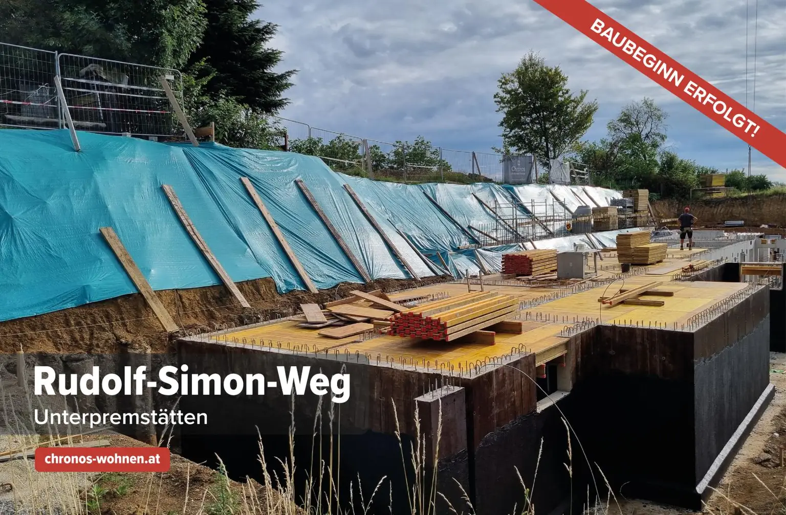 Sommer-AKTION! Baubeginn Erfolgt! Moderne Wohnanlage mit nur 5 Doppelhäusern und eigener Tiefgarage! Neubau-Doppelhaushälfte in Unterpremstätten!
