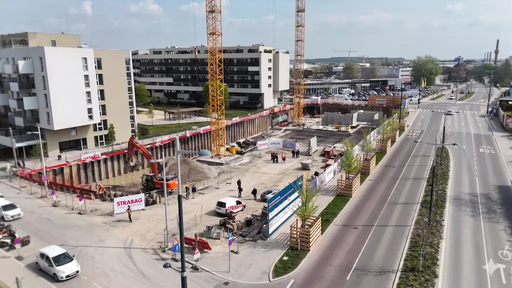 Neubauprojekt Wien-Donaustadt – Baubeginn erfolgt / Modern / Freiflächen / Top-Ausstattung (provisionsfrei!)