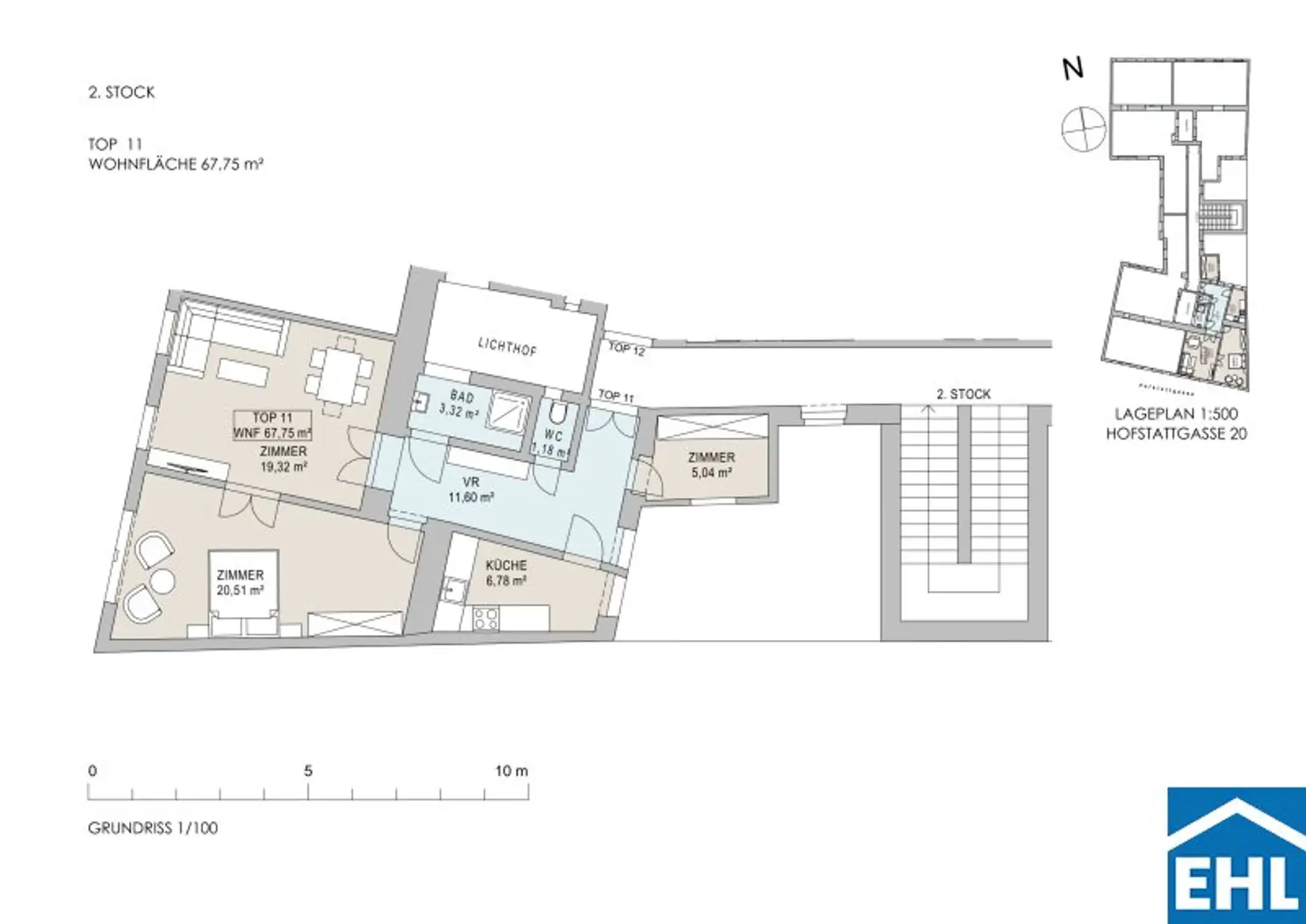 2,5 Zimmerwohnung in Wiener Altbau Nähe Türkenschanzpark