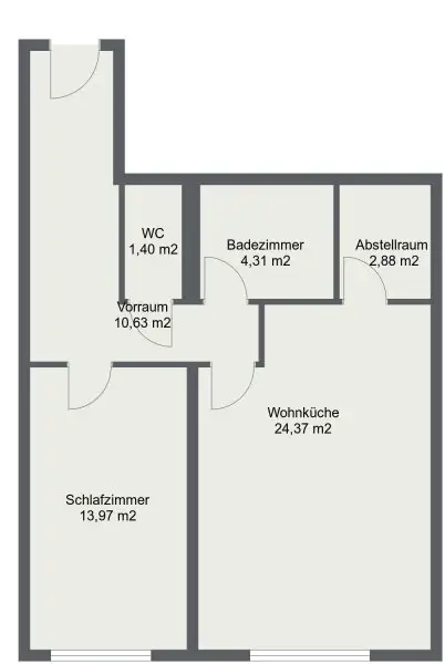 Ab 15. Dezember! Nahe U3! Zentrale 2-Zimmer-Wohnung inkl. Stellplatz zu vermieten!