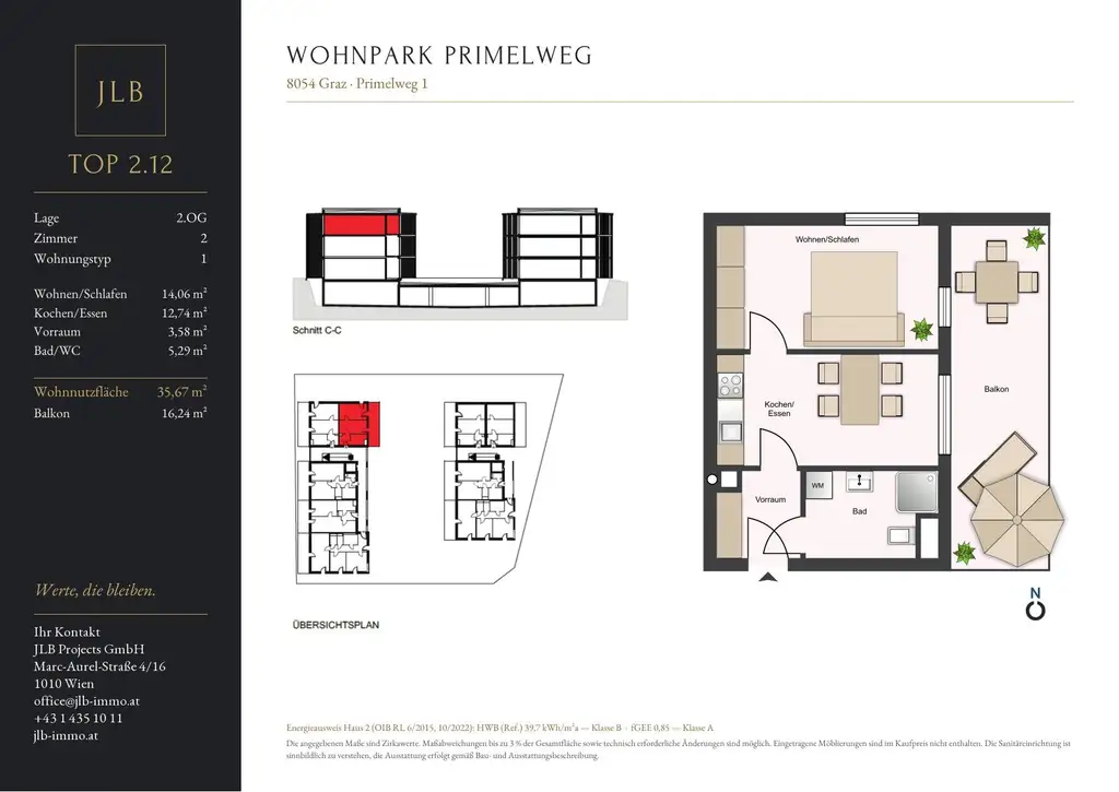 JLB Verkaufsplan Primelweg 1 – Top 2.12