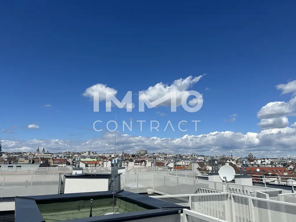 Erstbezug! 3-Zimmer-Dachgeschosswohnung mit traumhafter Wien-Aussicht