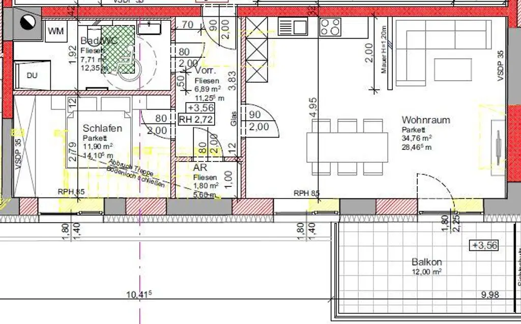 Neuwertige 2-Zimmer Mietwohnung in St. Valentin
