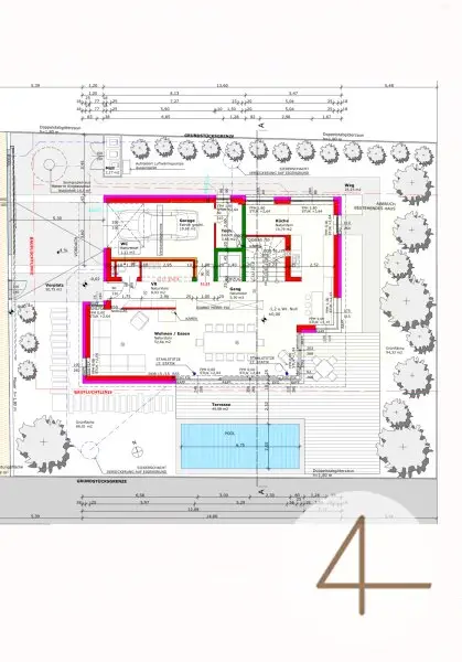2 premium Villen direkt nebeneinander - mit grünen Weitblick - sonnige Ausrichtung - hochwertige Ausstattung - Salzwasserpool - Garage - Lift
