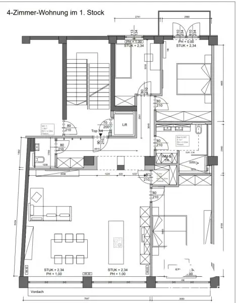 # SQ - STILLVOLE 4-ZIMMERWOHNUNG MIT CHARMANTEM BALKON - DIREKT AUF DER PRATERSTRASSE - NESTROYPLATZ