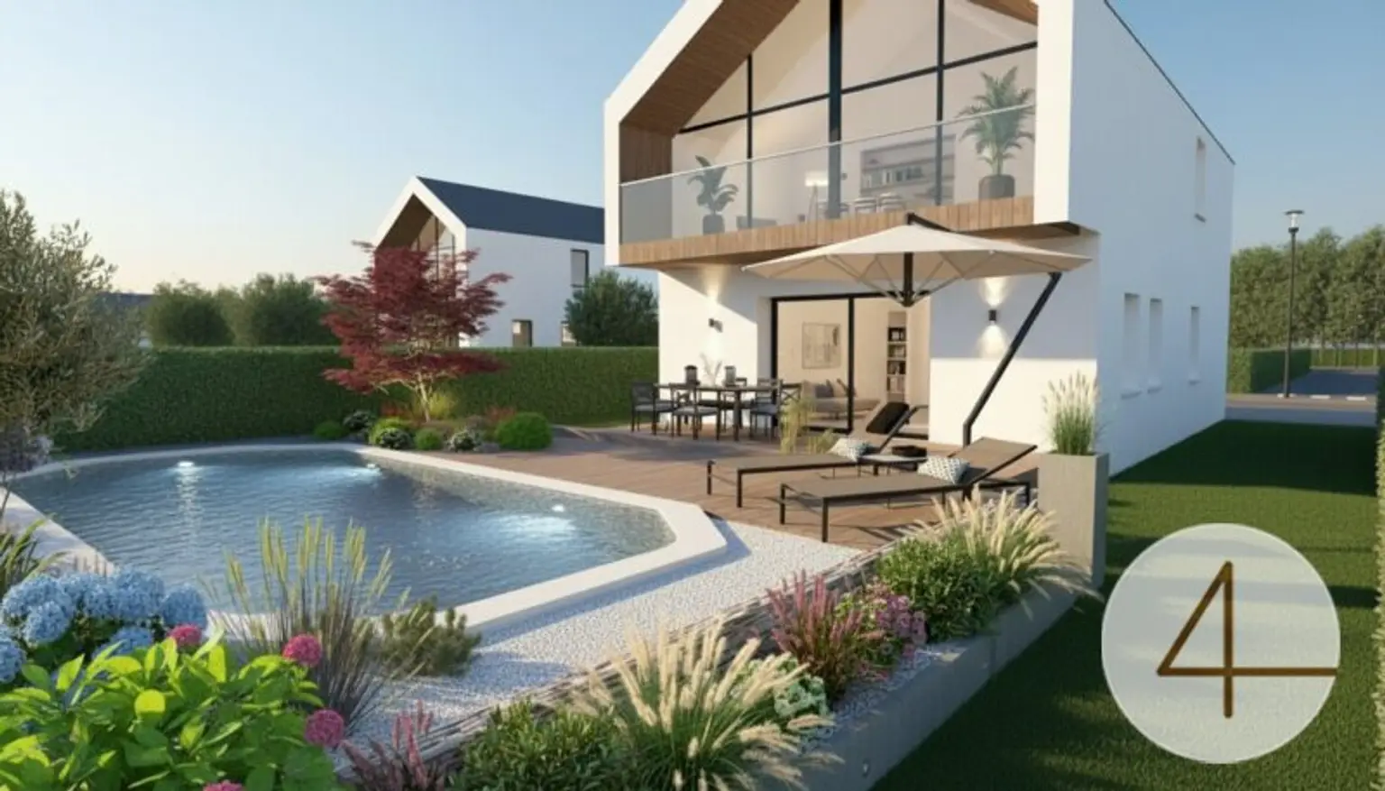 Wohnen wie im Urlaub - Stilvolles Einfamilienhaus im modernen Chalet-Stil