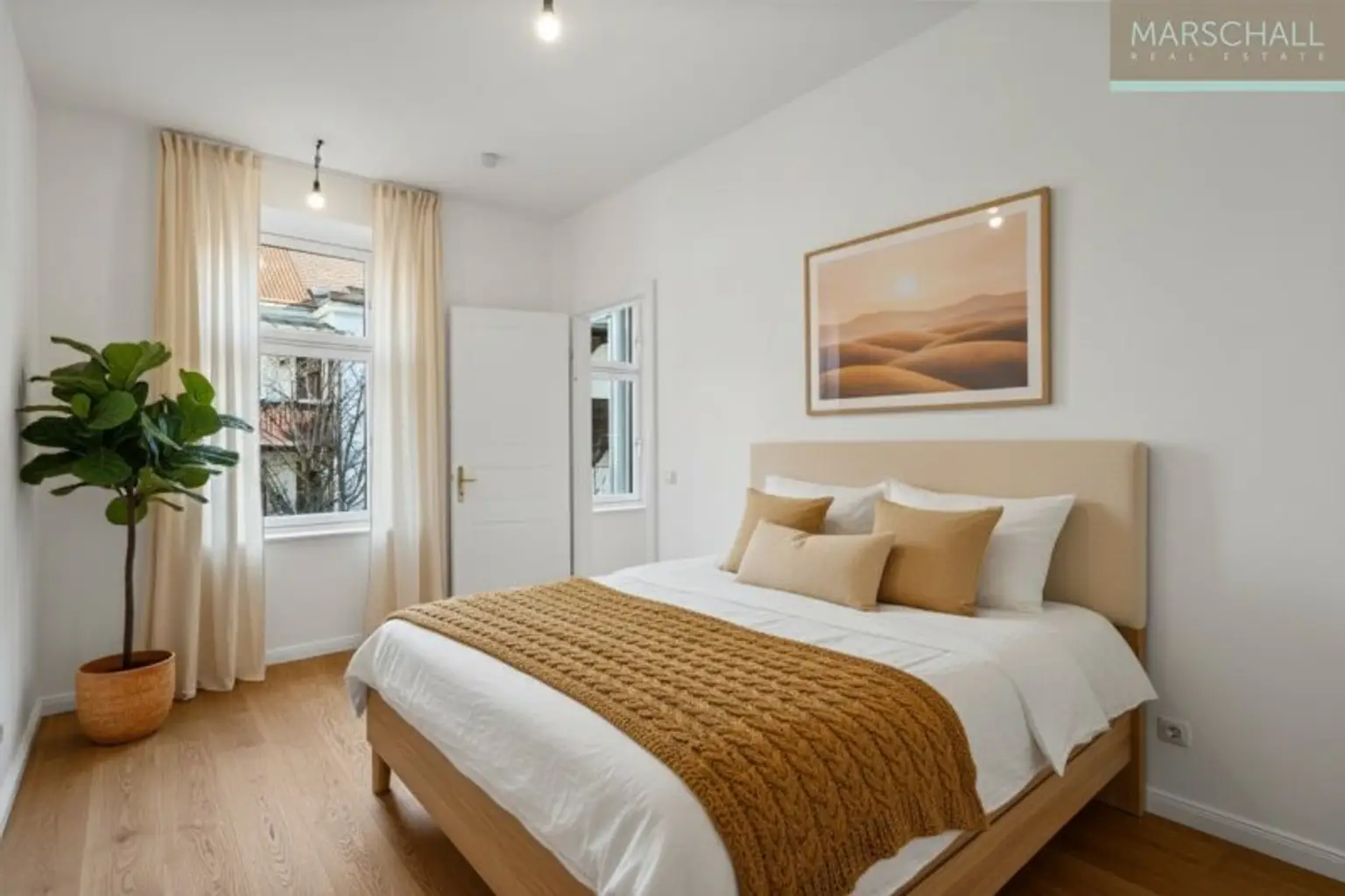 Perfekt sanierte 2-Zimmer-Altbauwohnung mit Garten in Top-Lage