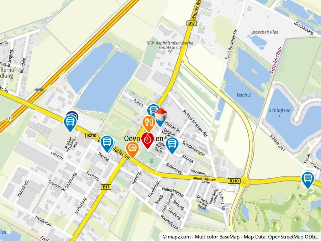 Geolyzer Kartenausschnitt