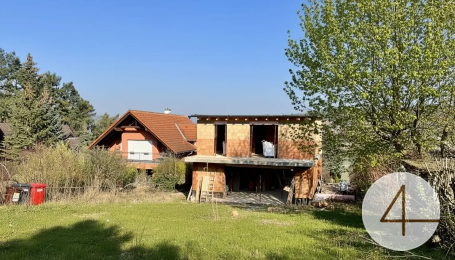 1953m² Grundstücksfläche - direkt am Bisamberg - Stadtvilla mit parkartigen Garten - privat Zugang zum Wald - Grünblick - Ruhelage